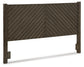 Arkenton California King Panel Bed with Mirrored Dresser and 2 Nightstands