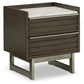 Arkenton California King Panel Bed with Mirrored Dresser and 2 Nightstands