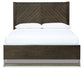 Arkenton Queen Panel Bed with Mirrored Dresser and Chest