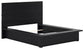 Londer Queen Panel Bed with Mirrored Dresser and Nightstand