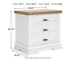Ashbryn Queen Panel Storage Bed with Mirrored Dresser and Nightstand