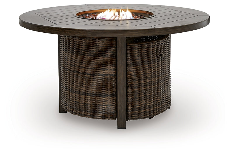 Monterey Point Round Fire Pit Table