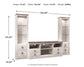 Willowton 3-Piece Entertainment Center