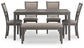Wrenning Dining Room Table Set (6/CN)