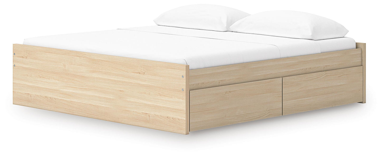 Onita King Platform Bed with 2 Side Storage