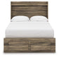 Elbrim Full Panel Storage Bed
