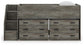Frandern Twin Loft Bed with Drawer Storage
