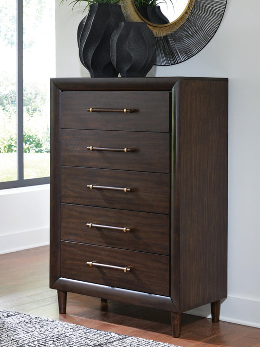 Dantenton Five Drawer Chest