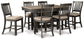 Tyler Creek Counter Height Dining Table and 6 Barstools