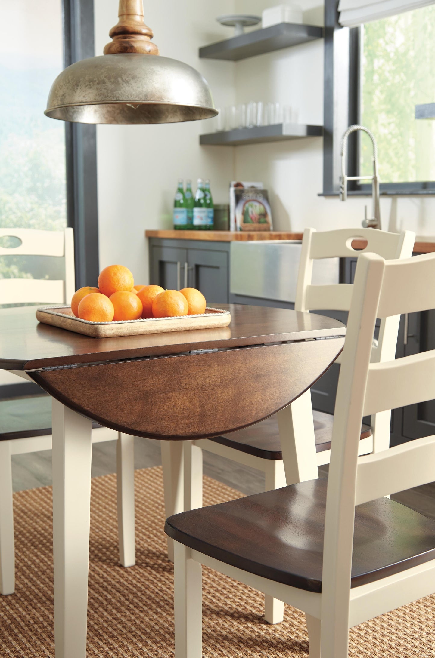 Woodanville Dining Table and 4 Chairs