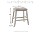 Skempton Counter Height Dining Table and 2 Barstools