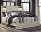Cambeck Full Panel Bed with Mirrored Dresser