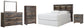 Drystan Queen Bookcase Headboard, Dresser, Mirror, Chest and Nightstand