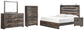 Drystan King Panel Bed, Dresser, Mirror, Chest and Nightstand
