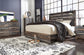 Drystan King Panel Bed, Dresser, Mirror, Chest and Nightstand