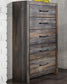 Drystan Full Bookcase Bed with 4 Storage Drawers with Mirrored Dresser, Chest and Nightstand