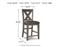 Caitbrook Counter Height Dining Table and 4 Barstools