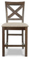 Moriville Counter Height Dining Table and 6 Barstools