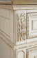 Realyn Twin Panel Bed with Mirrored Dresser