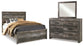 Wynnlow Queen Panel Bed with Mirrored Dresser