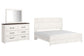 Gerridan King Panel Bed with Mirrored Dresser