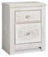 Paxberry Queen Panel Bed with Mirrored Dresser and Nightstand