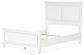 Fortman Full Panel Bed with Mirrored Dresser