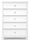 Fortman California King Panel Bed with Mirrored Dresser, Chest and Nightstand