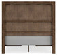 Cabalynn Queen Panel Bed with Storage with Mirrored Dresser, Chest and Nightstand