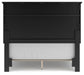 Lanolee Full Panel Bed with Mirrored Dresser and Nightstand