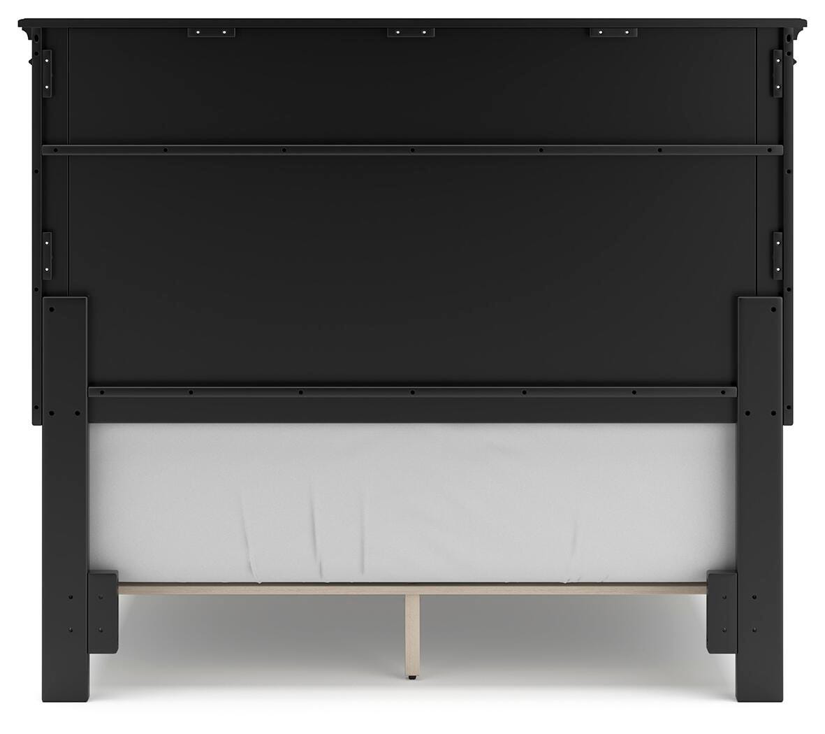 Lanolee Full Panel Bed with Mirrored Dresser, Chest and Nightstand