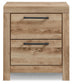 Hyanna King Panel Bed, Dresser, Mirror, Chest and Nightstand