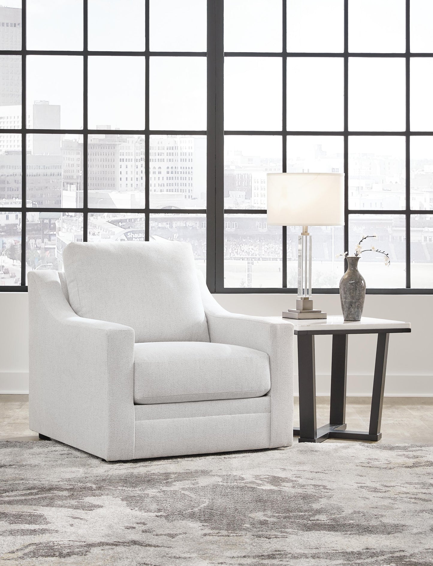 Maitelynn Chair and Ottoman