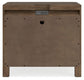 Cabalynn King Upholstered Bed with Mirrored Dresser and Nightstand