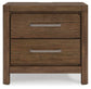 Cabalynn King Panel Bed with Storage with Mirrored Dresser and Nightstand
