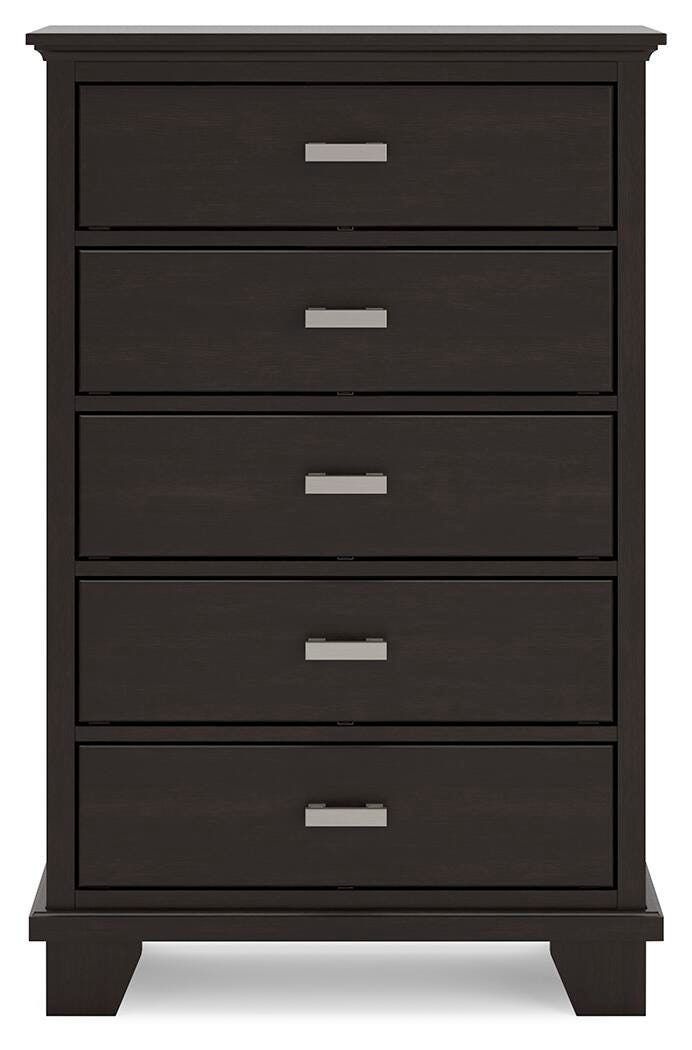 Covetown Full Panel Bed, Dresser, Mirror, Chest and Nightstand