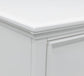 Fortman Queen Panel Bed with Mirrored Dresser, Chest and Nightstand