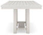 Robbinsdale Counter Height Dining Table and 8 Barstools