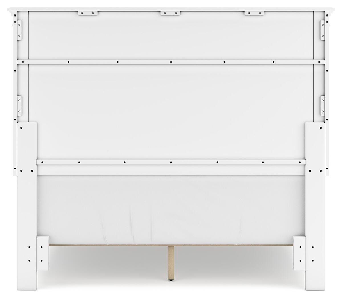Fortman Full Panel Bed with Mirrored Dresser, Chest and Nightstand