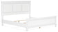 Fortman King Panel Bed with Mirrored Dresser, Chest and Nightstand