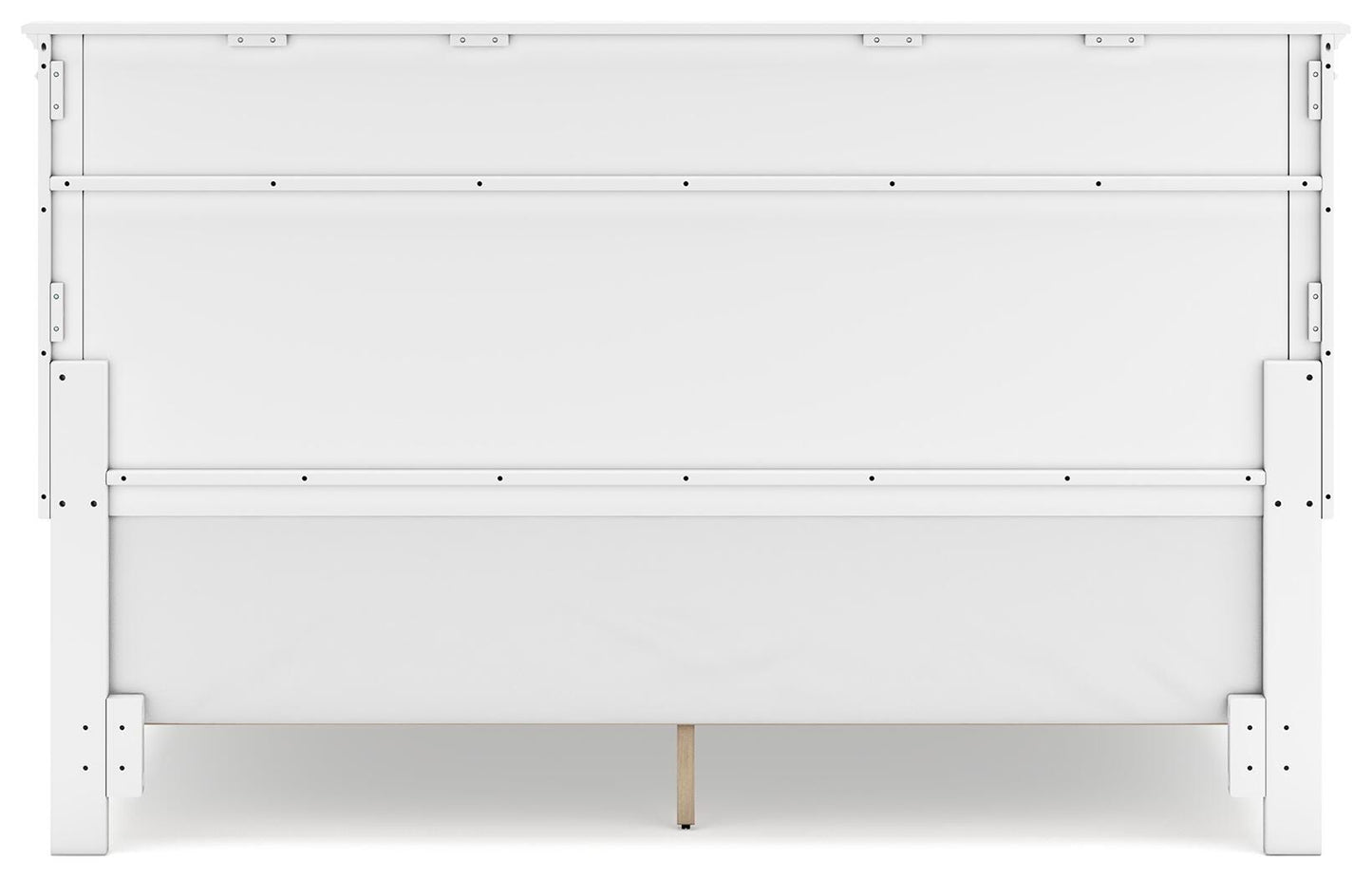 Fortman King Panel Bed with Mirrored Dresser, Chest and Nightstand