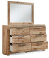 Hyanna Full Panel Bed, Dresser, Mirror, Chest and Nightstand