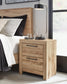 Hyanna Twin Panel Bed with 1 Side Storage, Dresser, Mirror, Chest and Nightstand