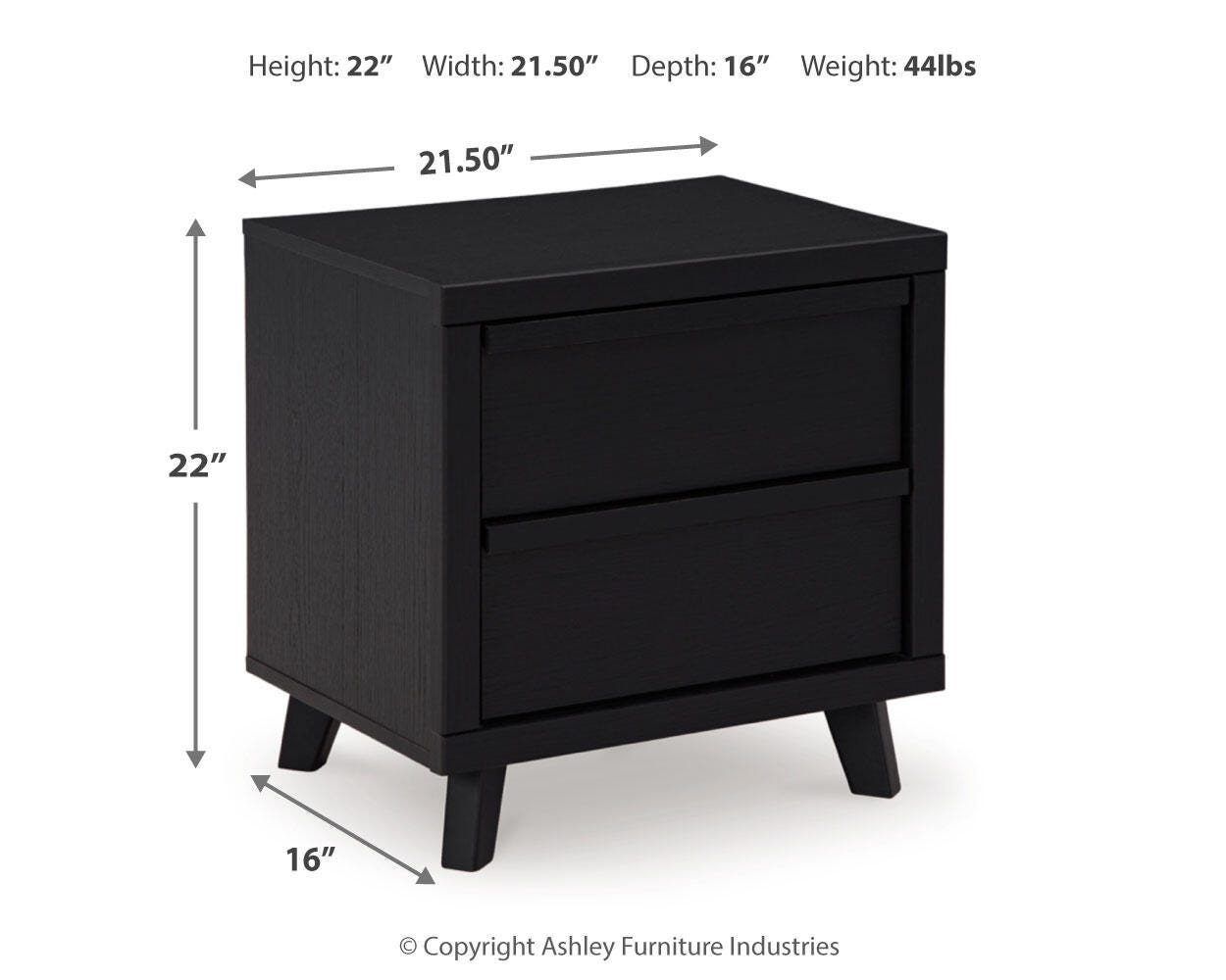 Danziar King Panel Bed, Dresser, Mirror, Chest and Nightstand
