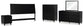Danziar King Panel Headboard, Dresser, Mirror, Chest and Nightstand