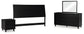 Danziar King Panel Headboard, Dresser, Mirror and Nightstand