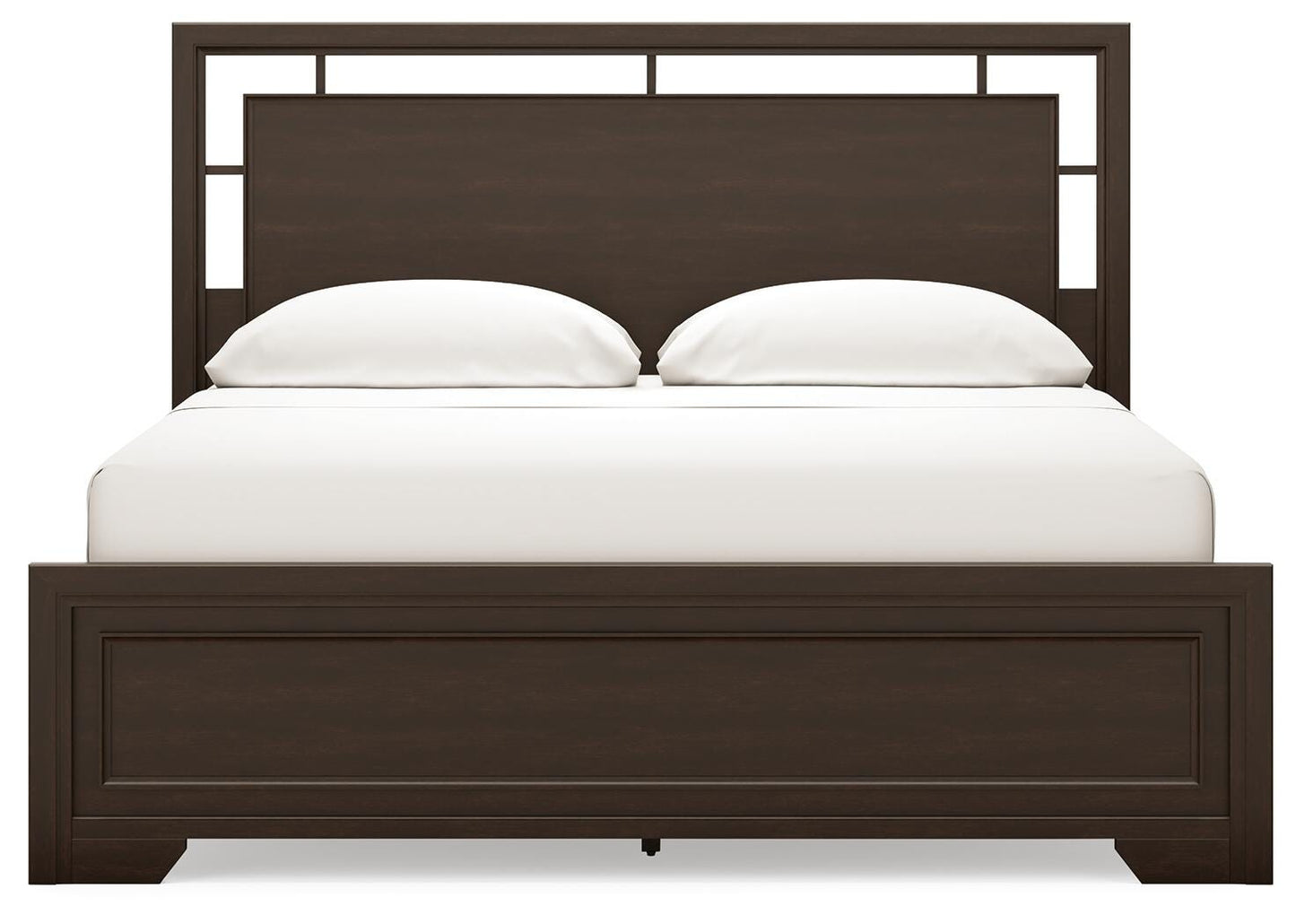Covetown California King Panel Bed, Dresser, Mirror, Chest and Nightstand