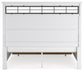Ashbryn King Panel Storage Bed, Dresser, Mirror and Nightstand