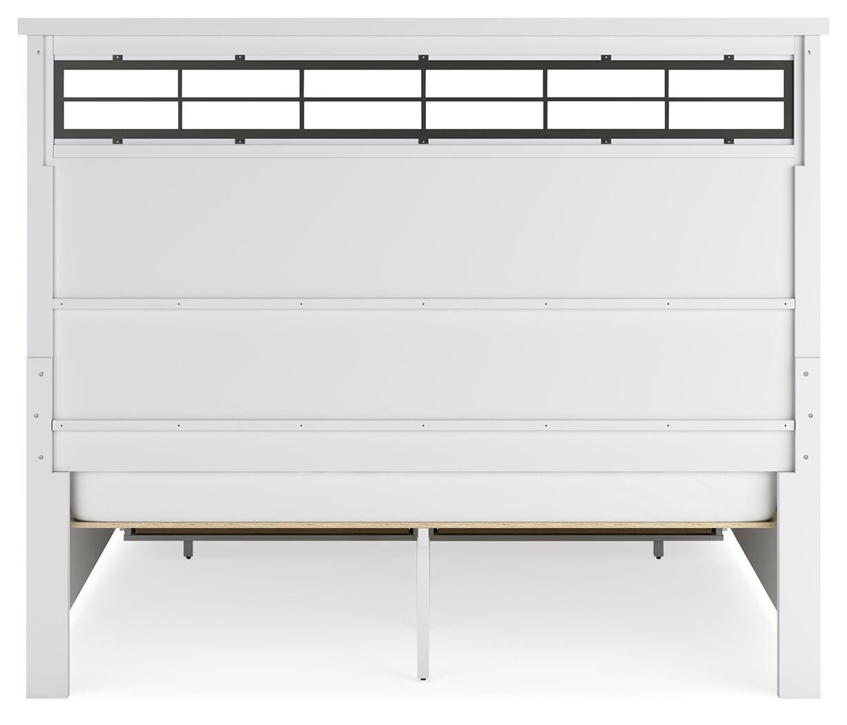 Ashbryn California King Panel Storage Bed, Dresser, Mirror and Nightstand