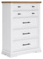 Ashbryn California King Panel Storage Bed, Dresser, Mirror, Chest and Nightstand